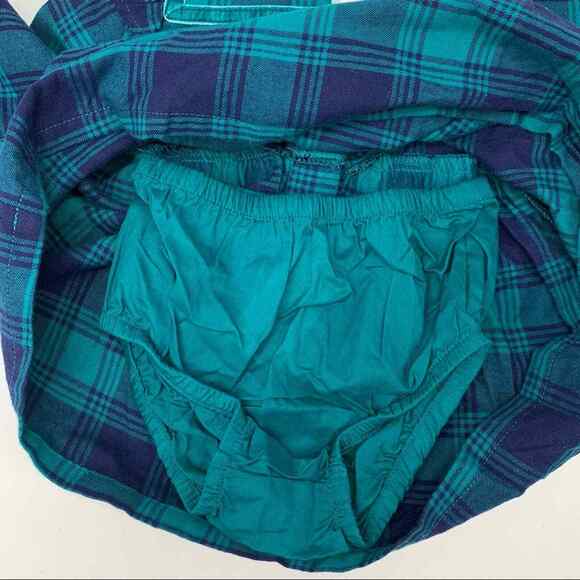 Cat & Jack Green Plaid 2 Piece Dress 3-6 Months - Picture 3 of 5